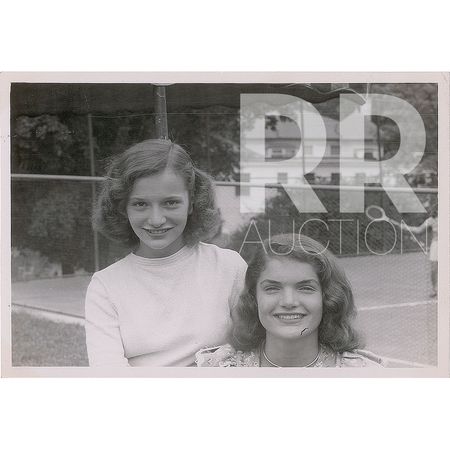 Lot #27 Jacqueline Kennedy Group of (5) Original Candid Photographs: Remarkable candids of the 16-year-old Jacqueline Bouvier - Image 2