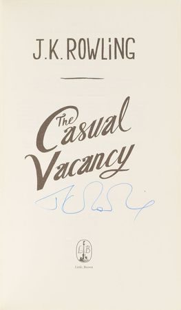 Lot #583 J. K. Rowling Book - Image 1