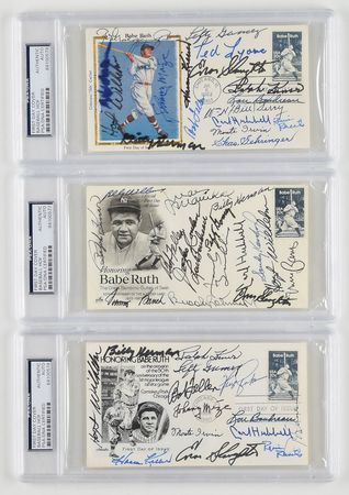 Lot #997 Baseball Hall of Famers - Image 1