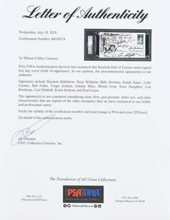 Lot #997 Baseball Hall of Famers - Image 4