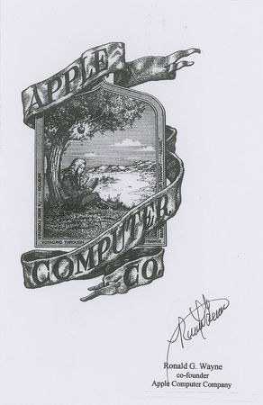 Lot #306 Apple: Ronald Wayne Group Lot - Image 1