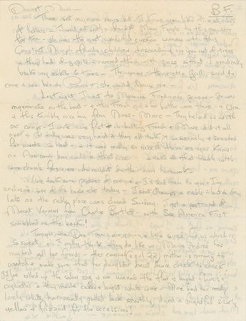 Lot #28 Jacqueline Kennedy Autograph Letter Signed and Annotated Photos: Jackie writes home while studying abroad: 