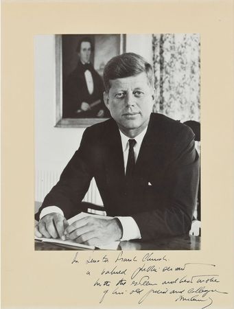 Lot #62 John F. Kennedy Signed Photograph by