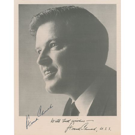 Lot #62 John F. Kennedy Signed Photograph by Alfred Eisenstaedt: Brilliant JFK portrait inscribed to the chair of the Church Committee - Image 3