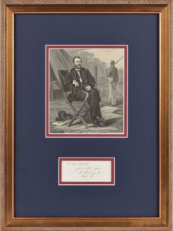 Lot #150 U. S. Grant Signature - Image 1