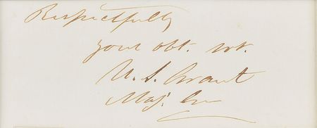 Lot #150 U. S. Grant Signature - Image 2