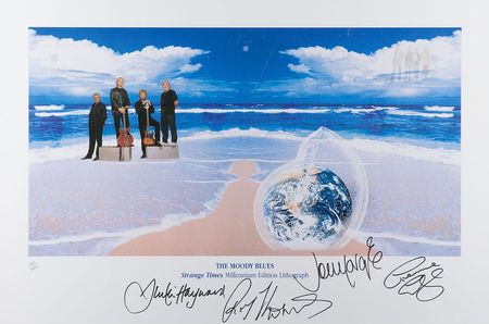 Lot #650 Moody Blues Lithograph - Image 1