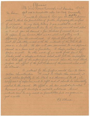 Lot #262 Thomas Edison: On improving the finish of a phonograph record - Image 1