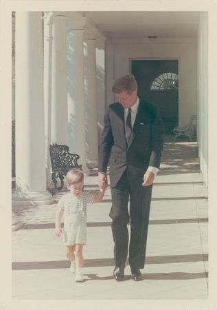 Lot #46 John F. Kennedy and JFK Jr. Original