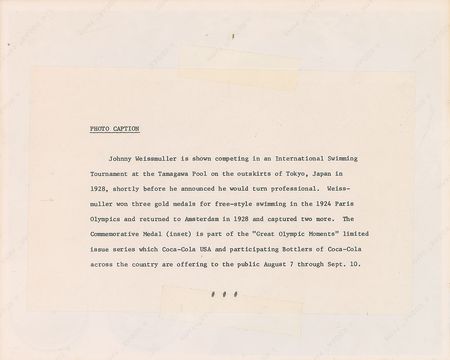 Lot #840 Johnny Weissmuller - Image 2