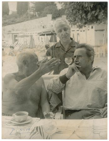 Lot #520 Pablo Picasso: A smoke with Henri-Georges Clouzot - Image 1