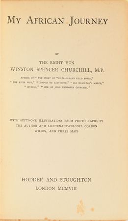 Lot #288 Winston Churchill: First edition of Churchill's African travelogue - Image 4