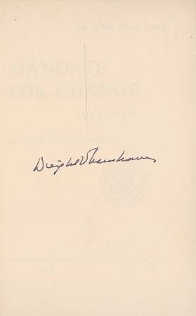 Lot #161 Dwight D. Eisenhower Book - Image 1