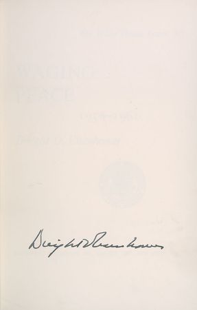 Lot #162 Dwight D. Eisenhower Book - Image 1