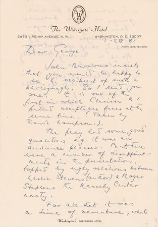 Lot #740 James Mason Handwritten Letter Signed - Image 1