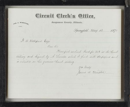 Lot #146 Abraham Lincoln: Lincoln pledges himself as security for his close friend, Joshua F. Speed - Image 2