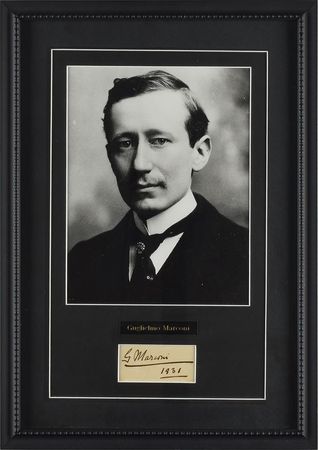 Lot #272 Guglielmo Marconi Signature - Image 1