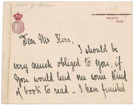 Lot #366  Victoria Eugenie of Battenberg - Image 1