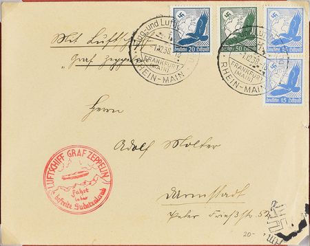 Lot #448 Graf Zeppelin Flown Artifact - Image 2