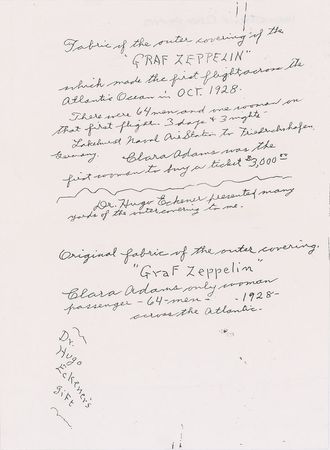Lot #448 Graf Zeppelin Flown Artifact - Image 3