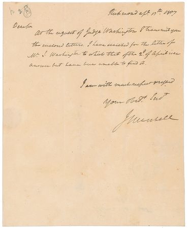 Lot #258 John Marshall: The chief justice to