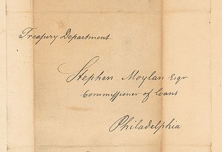 Lot #241 Alexander Hamilton: Hamilton welcomes Washington's former aide-de-camp to service in the Treasury Department - Image 2