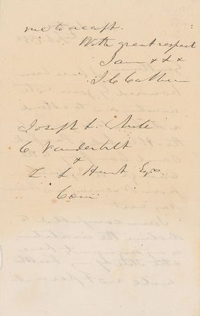 Lot #315 John C. Calhoun Handwritten Letter Signed - Image 2