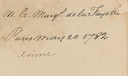 Lot #370 Marquis de Lafayette: 