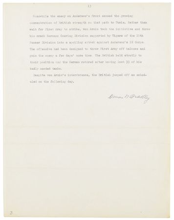 Lot #430 Omar Bradley - Image 2