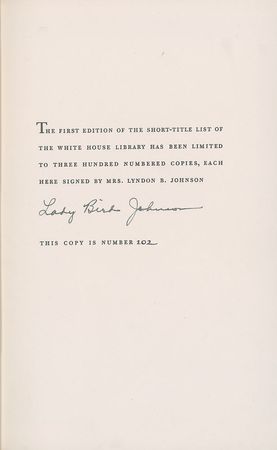 Lot #203 Lyndon and Lady Bird Johnson Books - Image 2