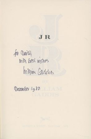 Lot #568 William Gaddis - Image 1