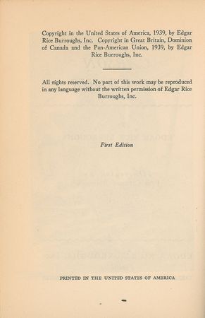 Lot #563 Edgar Rice Burroughs - Image 2