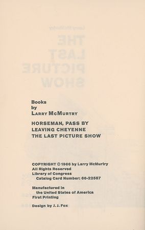 Lot #576 Larry McMurtry Book - Image 3