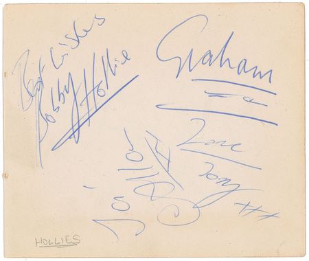 Lot #646 The Hollies and Gerry and the Pacemakers Signatures - Image 2