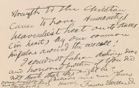 Lot #369 Frances Willard - Image 3