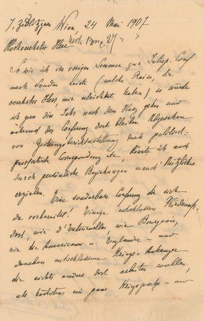 Lot #254 Bertha von Suttner Handwritten Letter Signed - Image 1