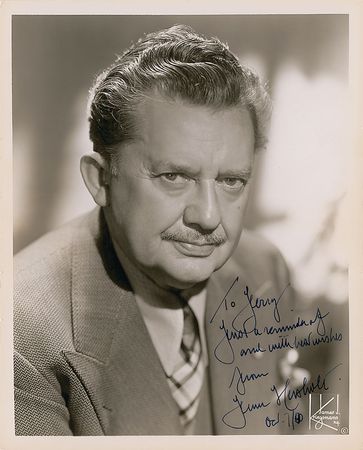 Lot #732 Jean Hersholt - Image 1