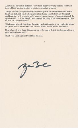 Lot #173 George W. Bush: 