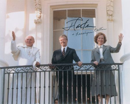 Lot #178 Jimmy and Rosalynn Carter Signed Photographs - Image 1