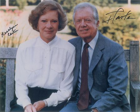 Lot #178 Jimmy and Rosalynn Carter Signed Photographs - Image 2