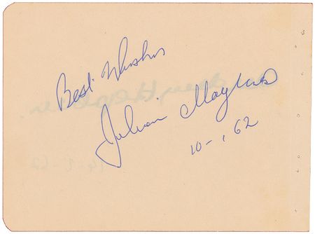 Lot #730 Audrey Hepburn Signature - Image 2