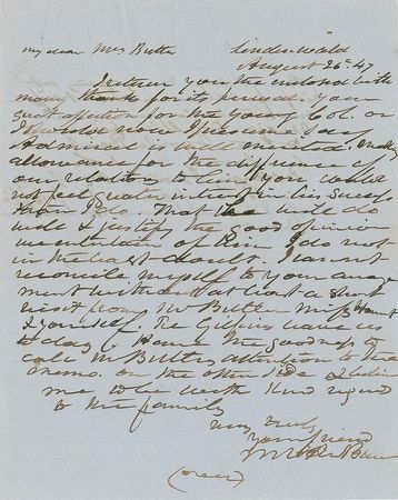 Lot #140 Martin Van Buren Handwritten Letter Signed - Image 1