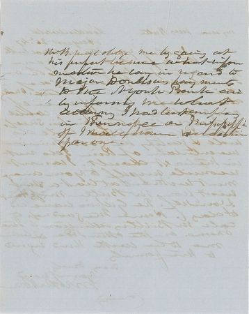 Lot #140 Martin Van Buren Handwritten Letter Signed - Image 2