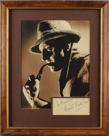 Lot #749 Basil Rathbone Signature - Image 1