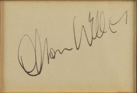 Lot #769 Orson Welles Signature - Image 2