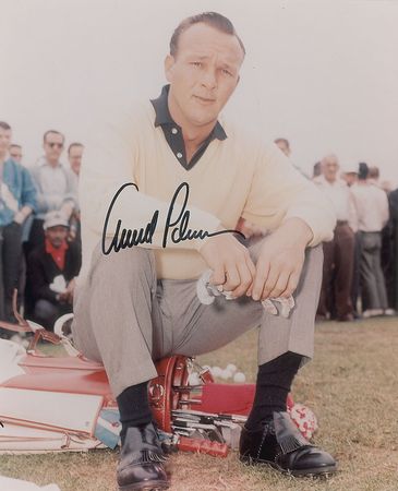 Lot #822 Ben Hogan and Arnold Palmer Signed Photographs - Image 1