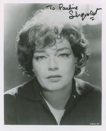 Lot #7235 Simone Signoret Signed Photograph - Image 1