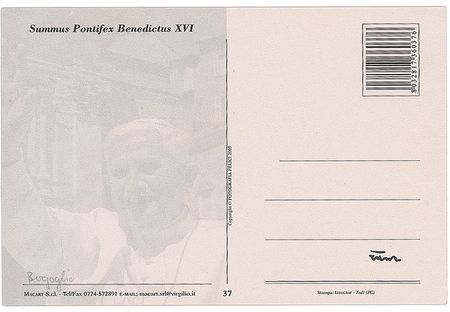 Lot #350 Pope Benedict XVI and Pope Francis Signed Photographs - Image 2