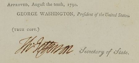Lot #134 Thomas Jefferson: Congressional act appropriating funding for Maine's Portland Head Lighthouse - Image 2