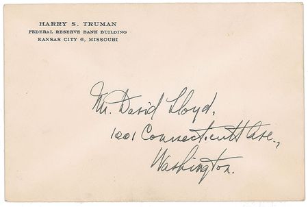 Lot #159 Harry S. Truman Handwritten Letter Signed - Image 2